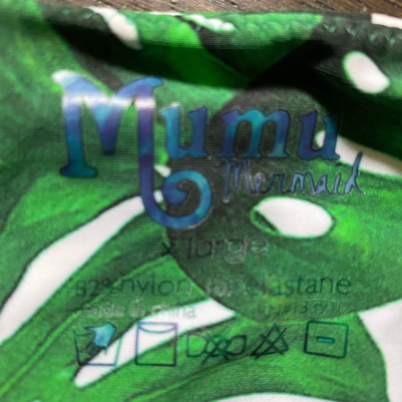 Show me your mumu palm print bikini EUC XL - Picture 2 of 2